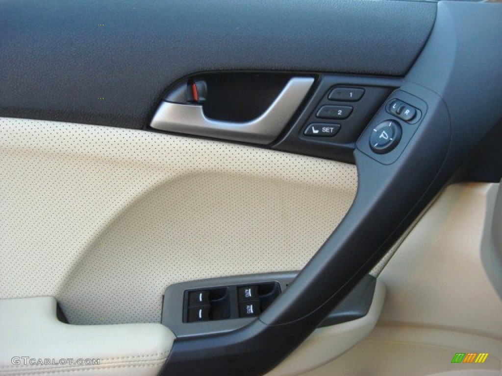 2010 TSX Sedan - Premium White Pearl / Taupe photo #11