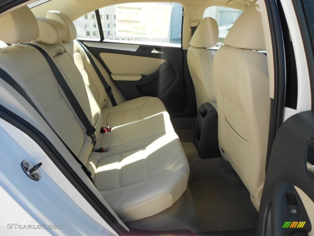 2012 Jetta TDI Sedan - Candy White / Cornsilk Beige photo #14