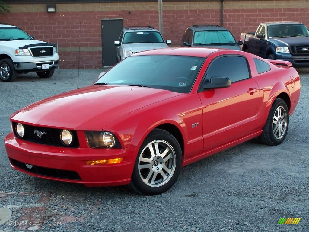 2006 Torch Red Ford Mustang Gt Premium Coupe 6020902