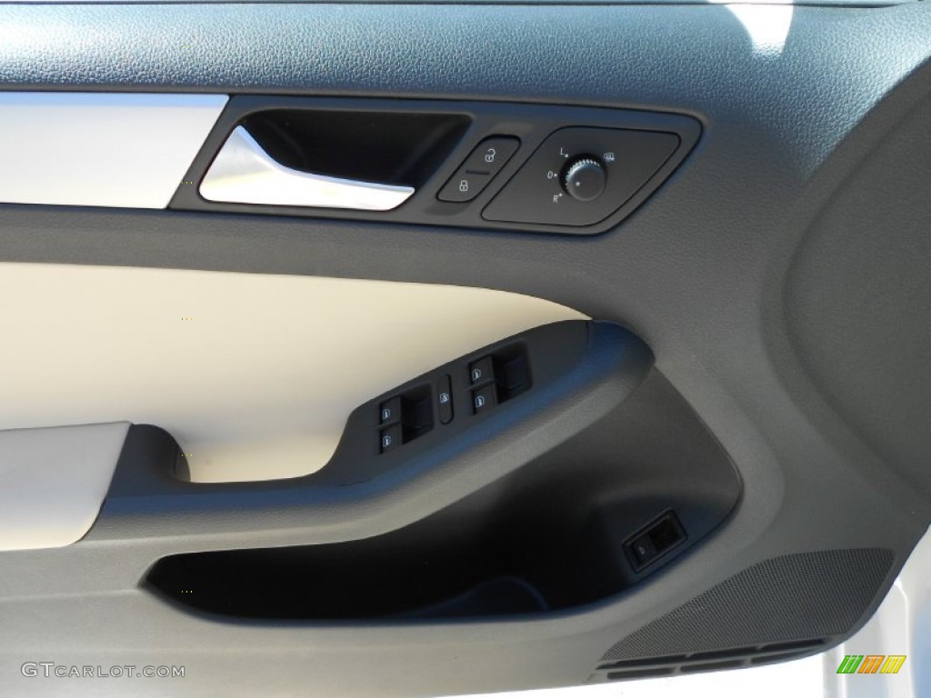 2012 Jetta TDI Sedan - Candy White / Cornsilk Beige photo #20