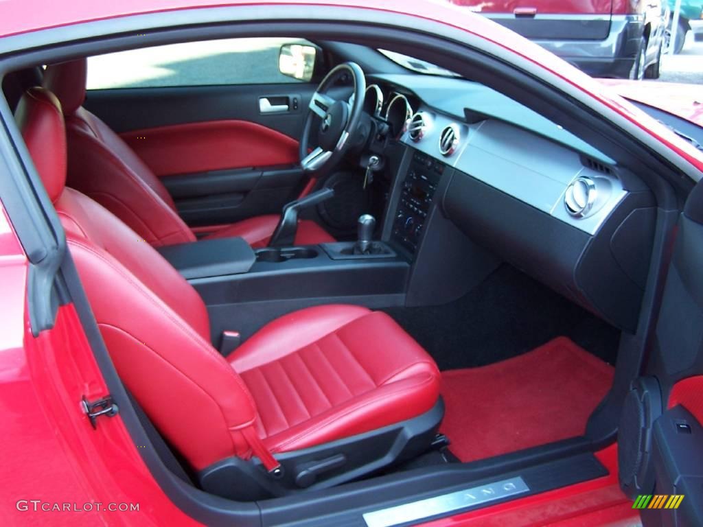 2006 Mustang GT Premium Coupe - Torch Red / Red/Dark Charcoal photo #8