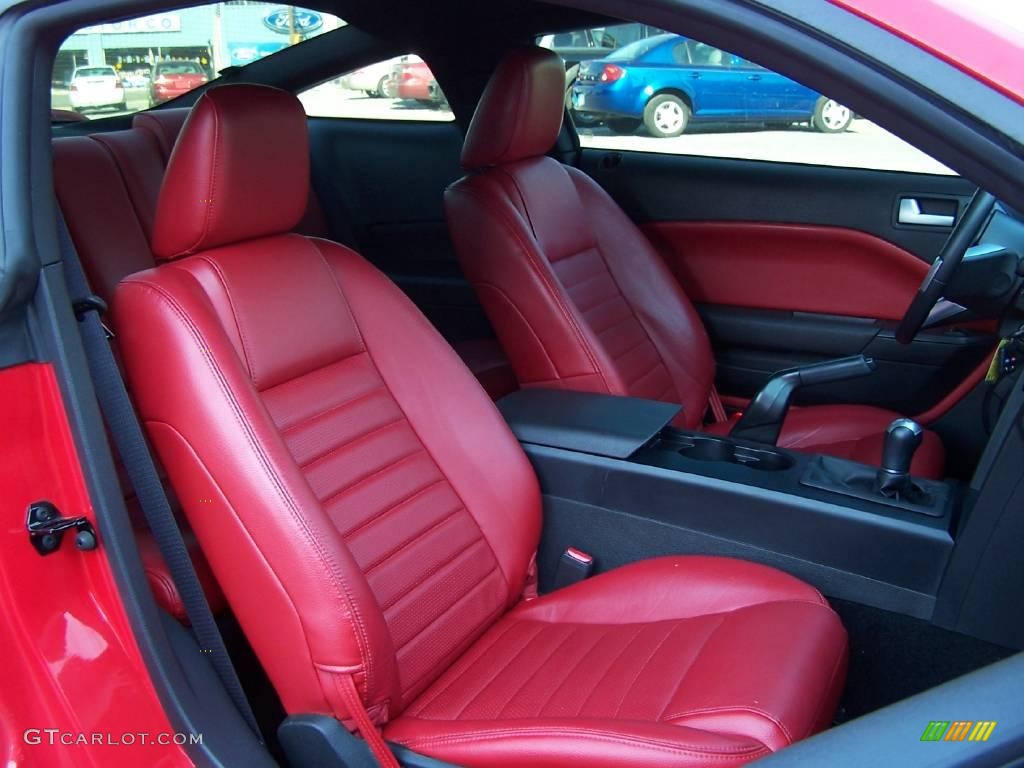 2006 Mustang GT Premium Coupe - Torch Red / Red/Dark Charcoal photo #9