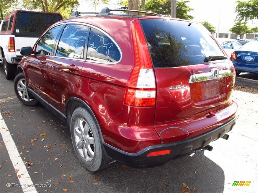 2007 CR-V EX-L - Tango Red Pearl / Gray photo #3