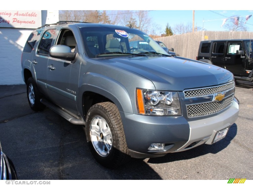 2009 Tahoe Z71 4x4 - Blue Granite Metallic / Light Titanium photo #7