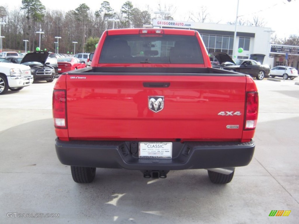 2012 Ram 2500 HD ST Crew Cab 4x4 - Flame Red / Dark Slate/Medium Graystone photo #4