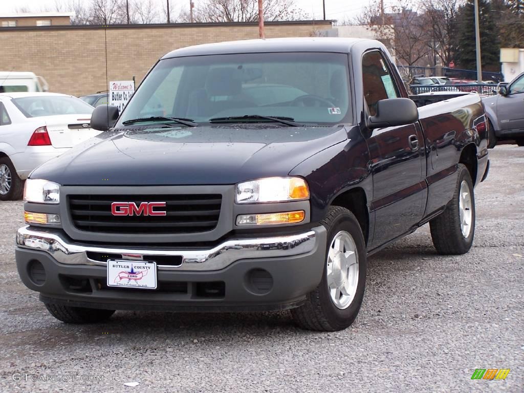 2006 Sierra 1500 Regular Cab - Deep Blue Metallic / Dark Pewter photo #1