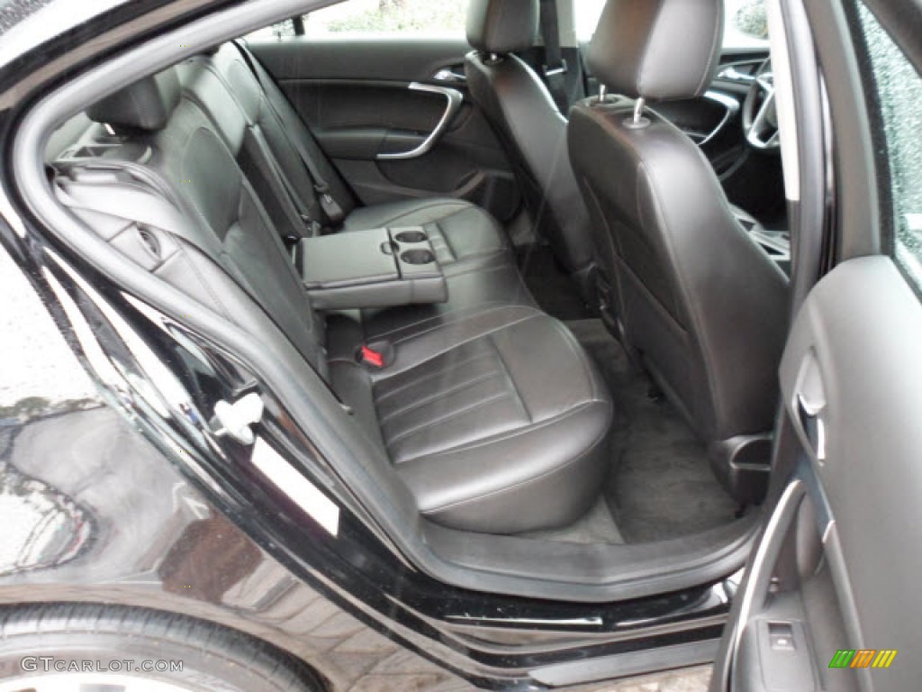 Ebony Interior 2011 Buick Regal CXL Photo #60302600
