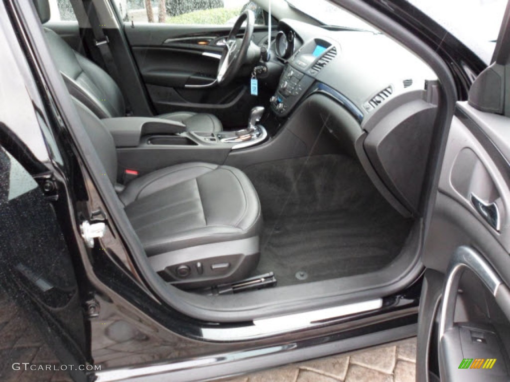 Ebony Interior 2011 Buick Regal CXL Photo #60302609
