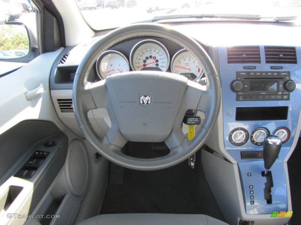 2007 Dodge Caliber SXT Pastel Slate Gray/Blue Dashboard Photo #60304277