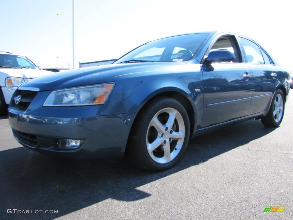 2006 Sonata GLS V6 - Aquamarine Pearl / Gray photo #1