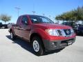 2012 Red Brick Nissan Frontier S King Cab  photo #3