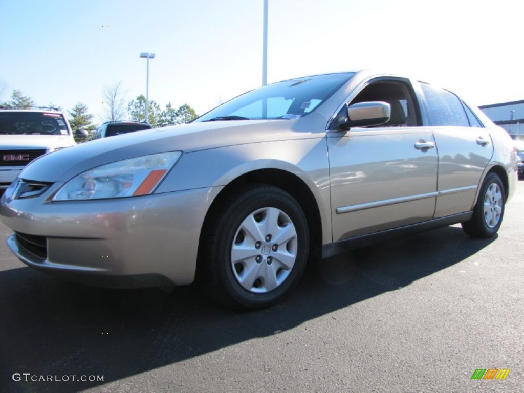 2003 Accord LX Sedan - Desert Mist Metallic / Ivory photo #1