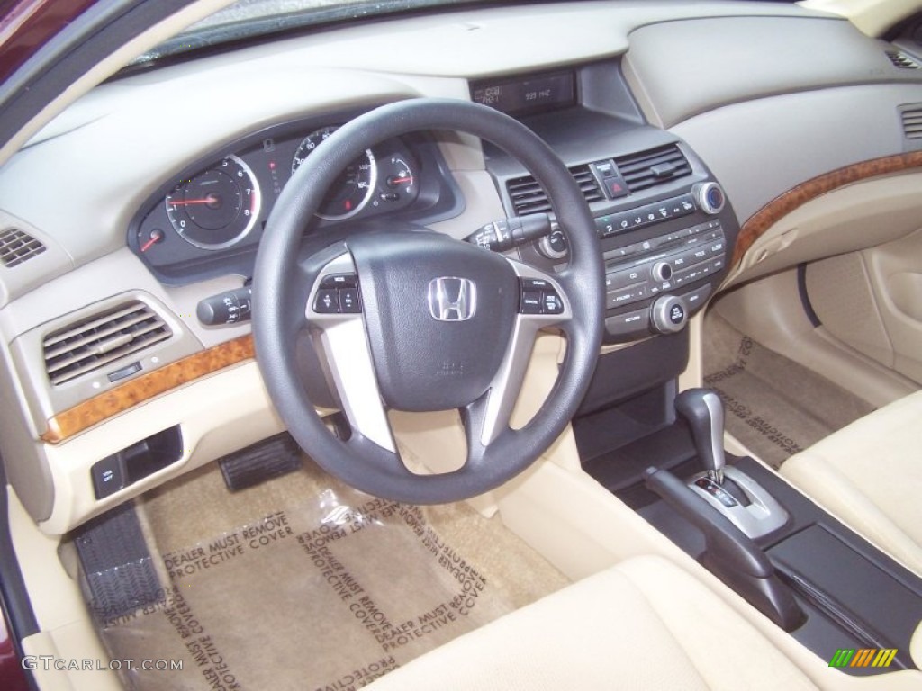 2010 Honda Accord EX Sedan Ivory Dashboard Photo #60306176