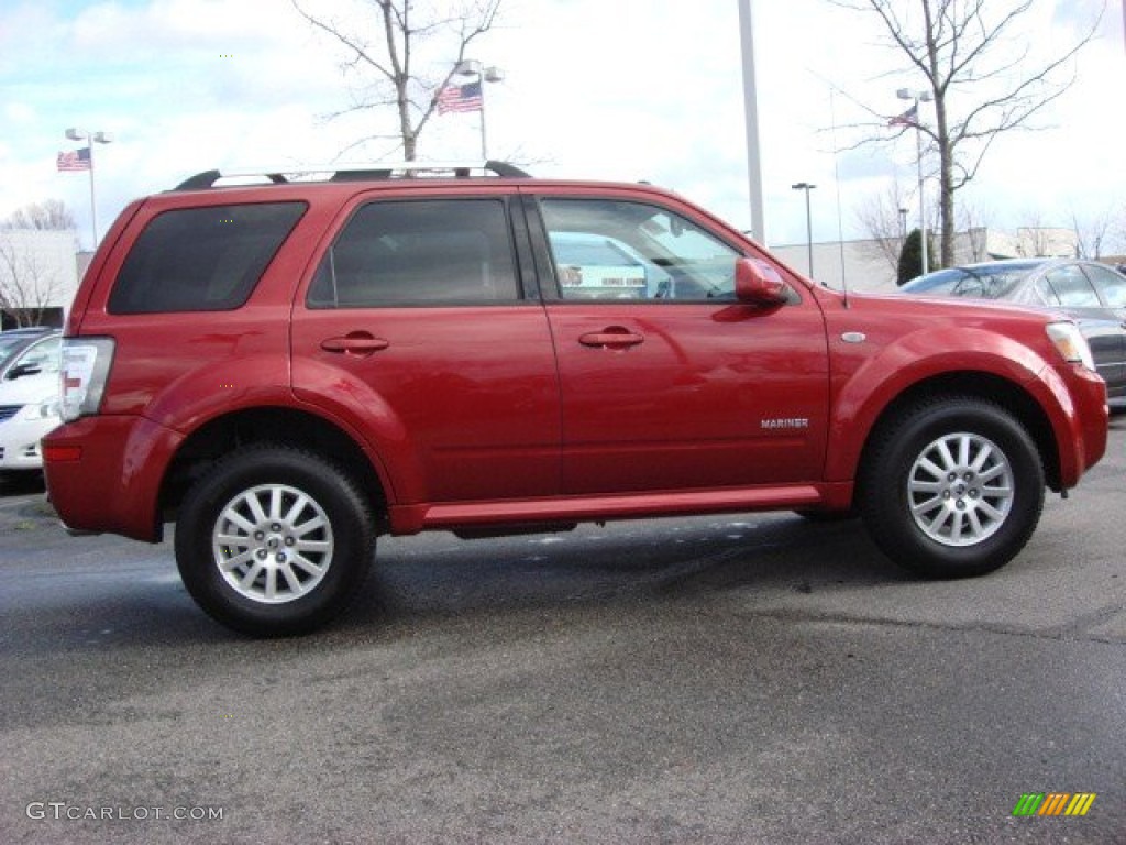 Vivid Red Metallic 2008 Mercury Mariner V6 Premier Exterior Photo #60306389