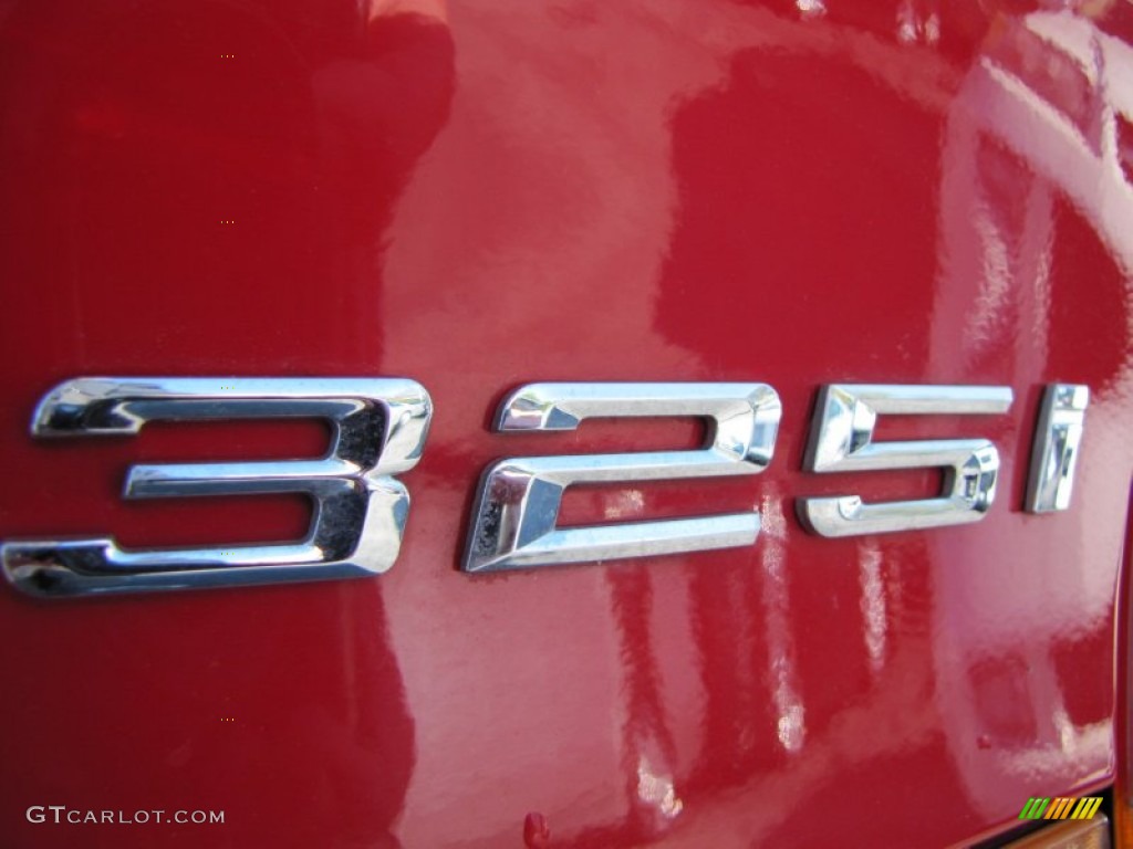 2003 3 Series 325i Sedan - Electric Red / Beige photo #8