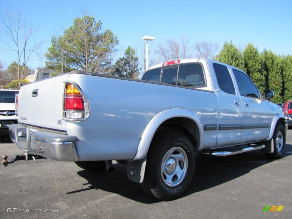 2000 Tundra SR5 Extended Cab - Platinum Metallic / Light Charcoal photo #3