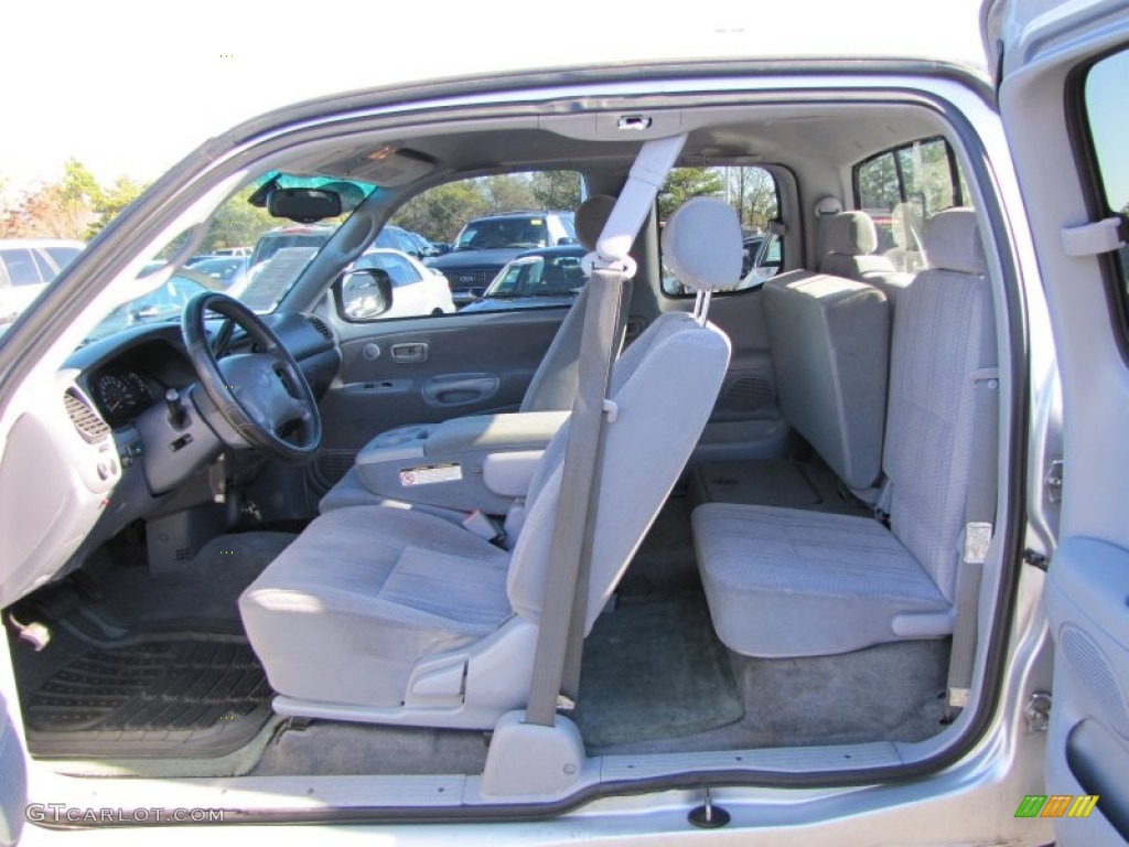 Light Charcoal Interior 2000 Toyota Tundra SR5 Extended Cab Photo #60306788