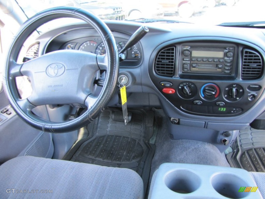2000 Tundra SR5 Extended Cab - Platinum Metallic / Light Charcoal photo #10