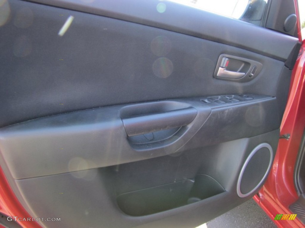 2005 MAZDA3 s Sedan - Velocity Red Mica / Black photo #6
