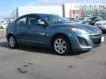 2011 Gunmetal Blue Mica Mazda MAZDA3 i Sport 4 Door  photo #2