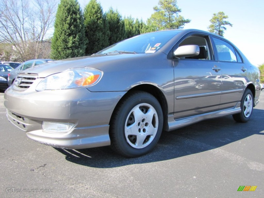 2003 Corolla S - Moonshadow Metallic / Light Gray photo #1