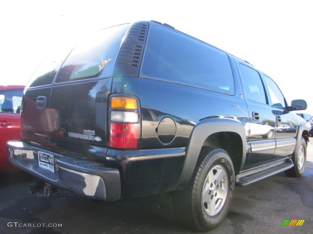 2004 Suburban 1500 - Black / Tan/Neutral photo #3