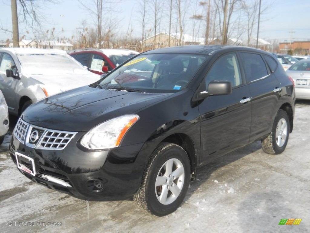2010 Rogue S AWD 360 Value Package - Wicked Black / Black photo #1
