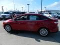 2012 Red Candy Metallic Ford Focus Titanium Sedan  photo #8