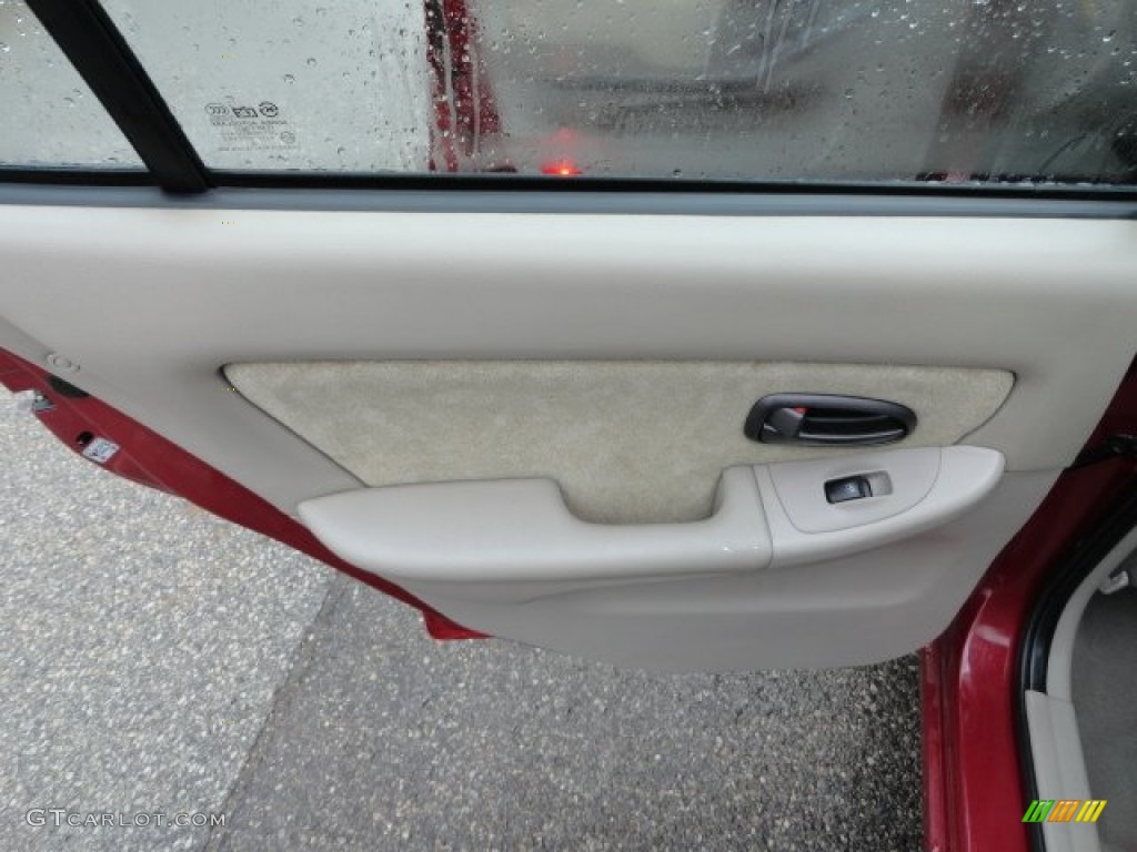 2003 Elantra GLS Sedan - Chianti Red / Beige photo #13