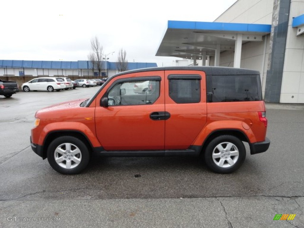 Citrus Fire Metallic 2010 Honda Element EX 4WD Exterior Photo #60309680