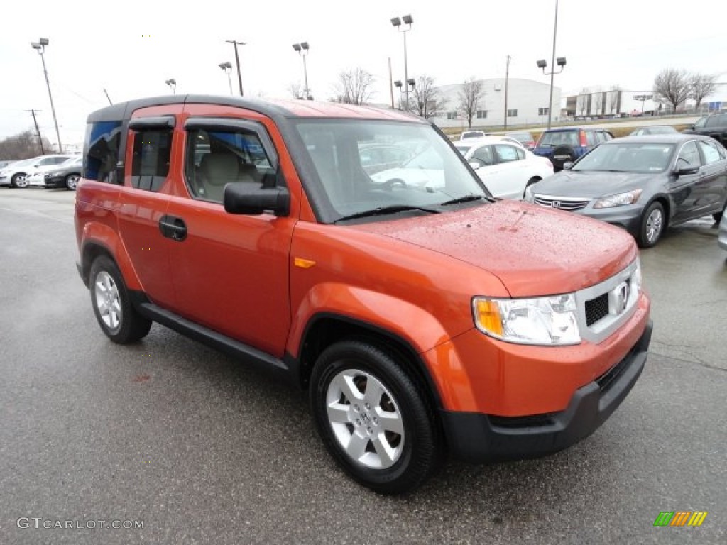 Citrus Fire Metallic 2010 Honda Element EX 4WD Exterior Photo #60309728