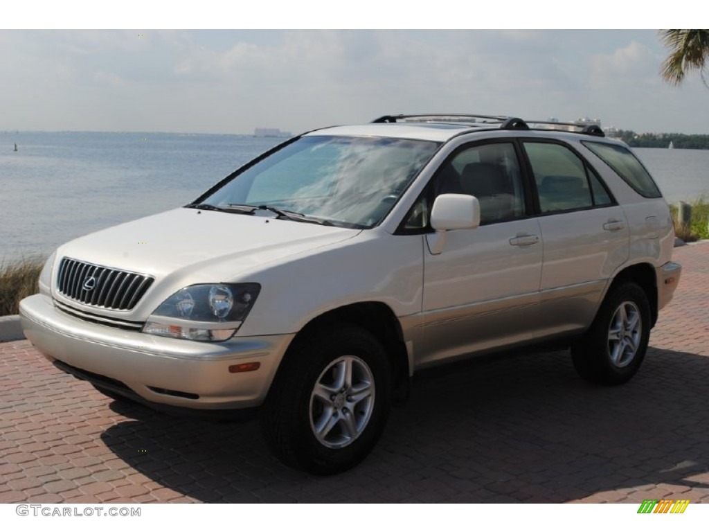 2000 RX 300 AWD - Pearl White / Ivory photo #1