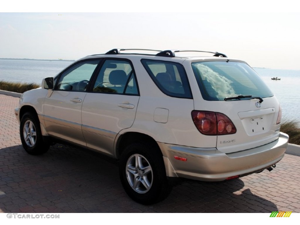 2000 RX 300 AWD - Pearl White / Ivory photo #4