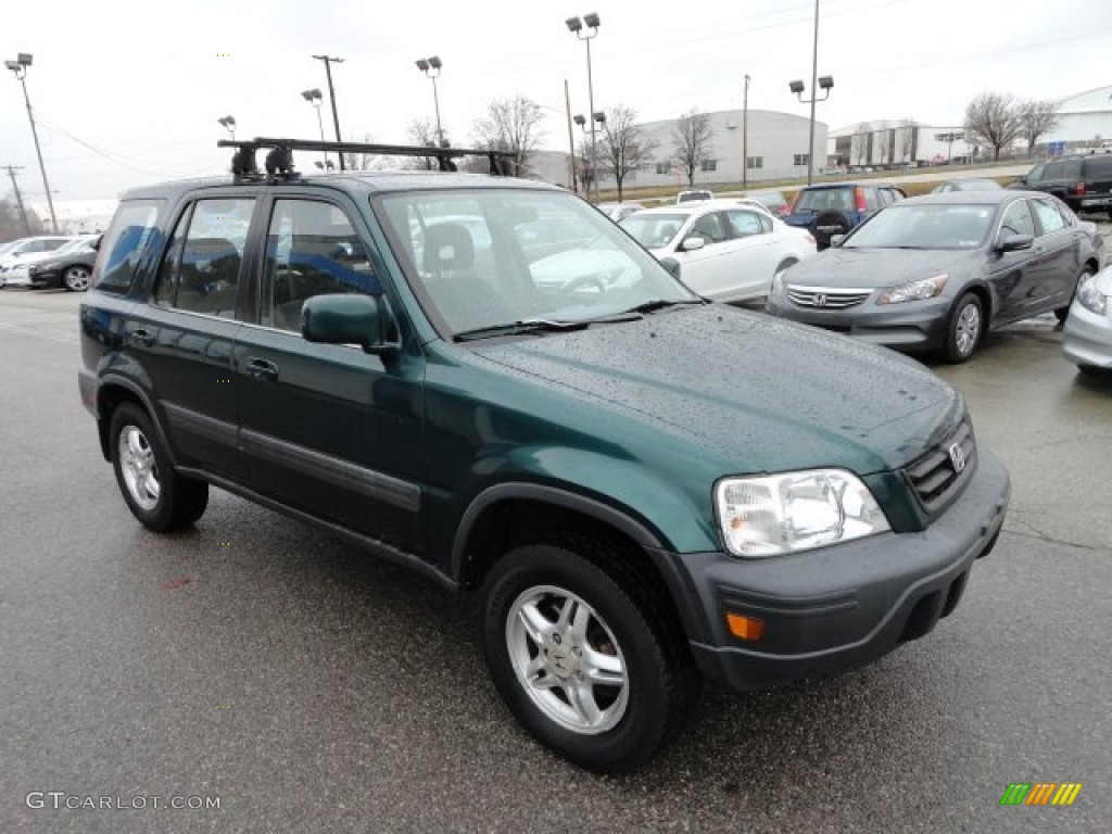 1999 CR-V EX 4WD - Clover Green Pearl / Charcoal photo #8