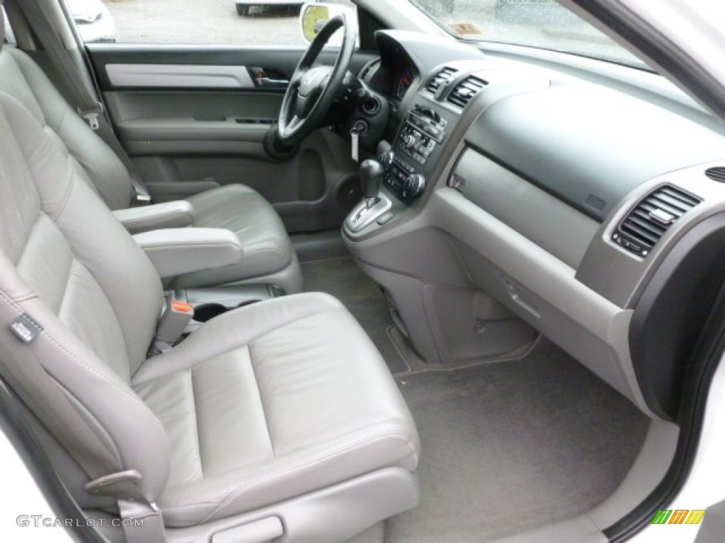 2010 CR-V EX-L AWD - Taffeta White / Gray photo #9