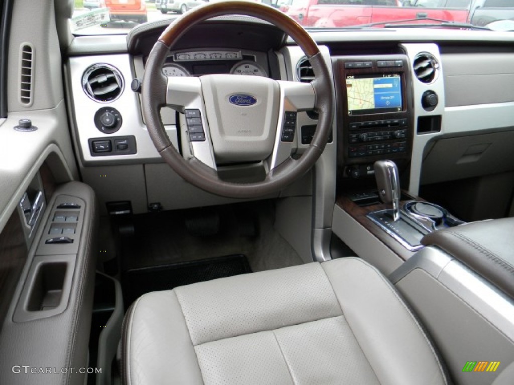 2010 F150 Platinum SuperCrew 4x4 - Sterling Grey Metallic / Medium Stone Leather/Sienna Brown photo #8