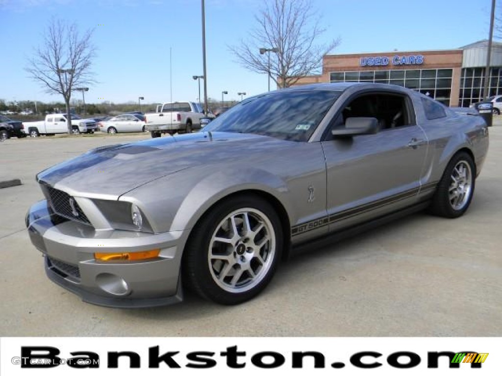 Vapor Silver Metallic Ford Mustang