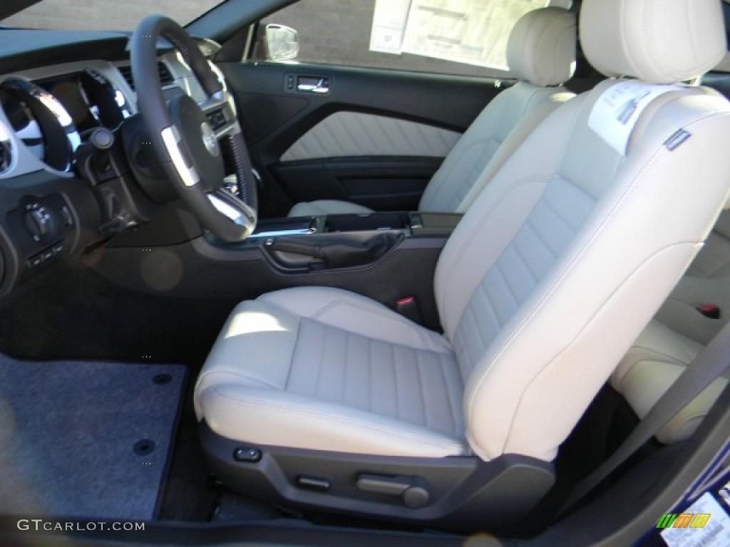 2012 Mustang V6 Premium Coupe - Kona Blue Metallic / Stone photo #9
