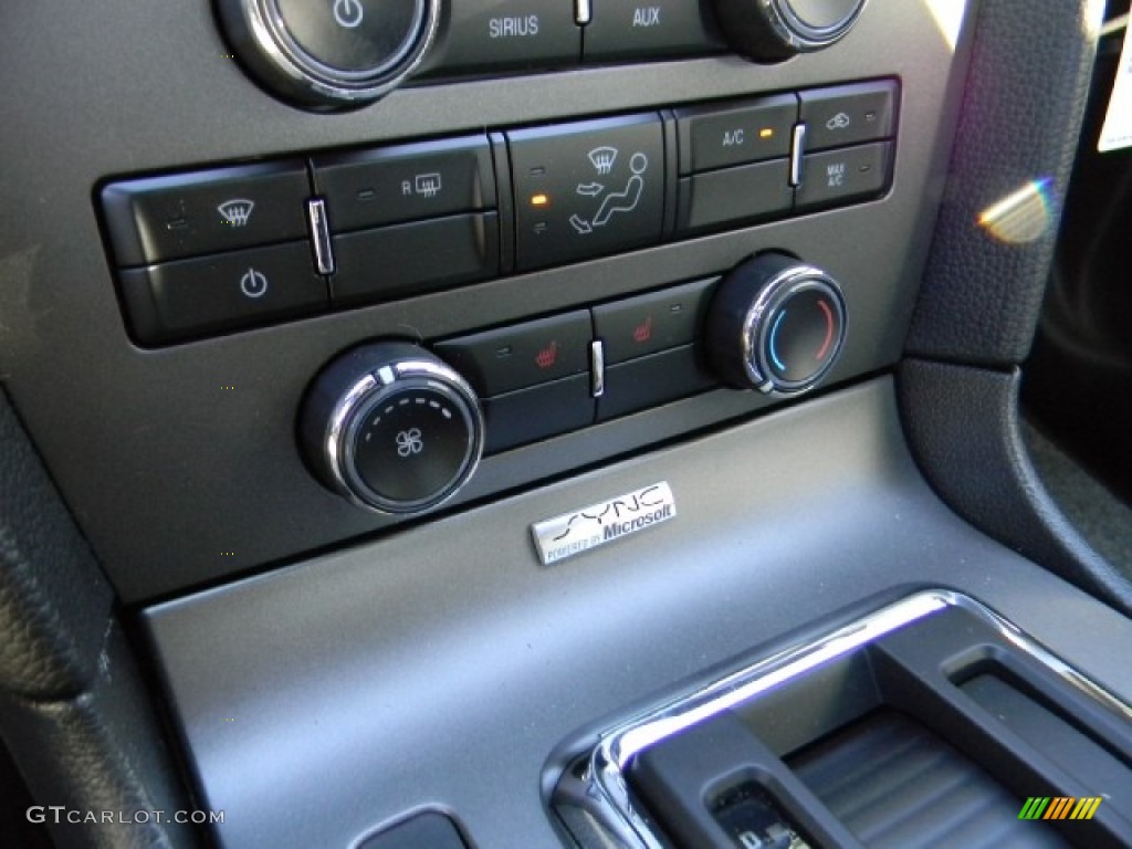 2012 Mustang V6 Premium Coupe - Kona Blue Metallic / Stone photo #12
