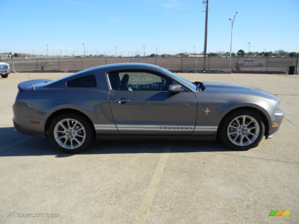 2011 Mustang V6 Premium Coupe - Sterling Gray Metallic / Stone photo #3