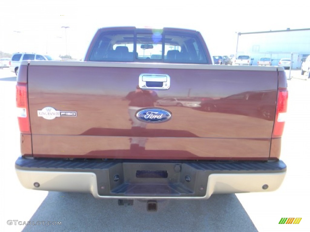 2006 F150 King Ranch SuperCrew 4x4 - Dark Copper Metallic / Castano Brown Leather photo #4