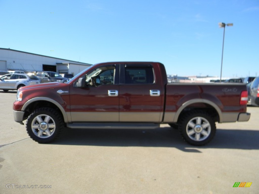 2006 F150 King Ranch SuperCrew 4x4 - Dark Copper Metallic / Castano Brown Leather photo #5