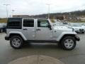 2011 Bright Silver Metallic Jeep Wrangler Unlimited Sahara 4x4  photo #6