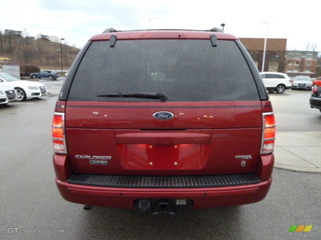 2005 Explorer Limited 4x4 - Redfire Metallic / Graphite photo #4