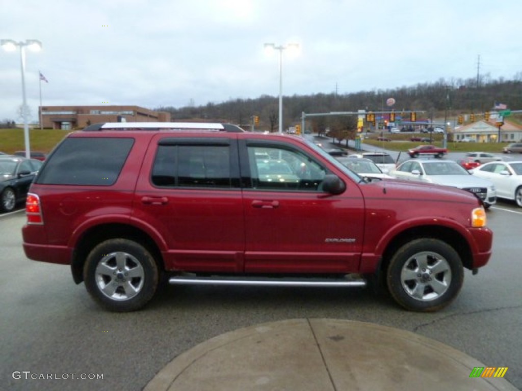 2005 Explorer Limited 4x4 - Redfire Metallic / Graphite photo #6