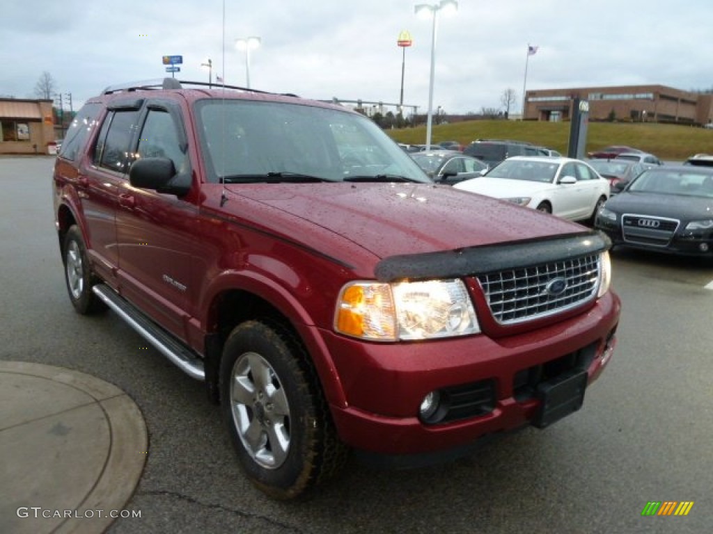 2005 Explorer Limited 4x4 - Redfire Metallic / Graphite photo #7