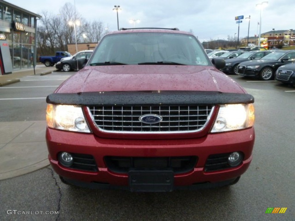 2005 Explorer Limited 4x4 - Redfire Metallic / Graphite photo #8