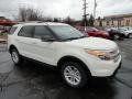 2012 White Suede Ford Explorer XLT 4WD  photo #1