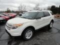 2012 White Suede Ford Explorer XLT 4WD  photo #5