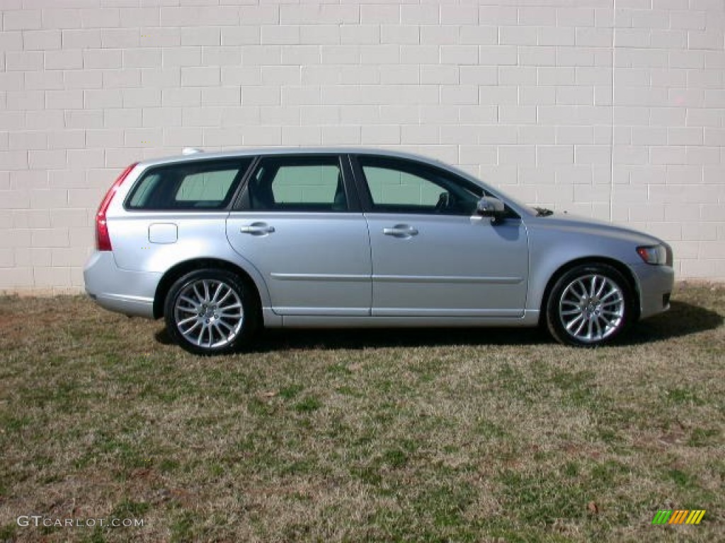 2010 V50 2.4i - Silver Metallic / Dalaro Off Black T-Tec photo #20